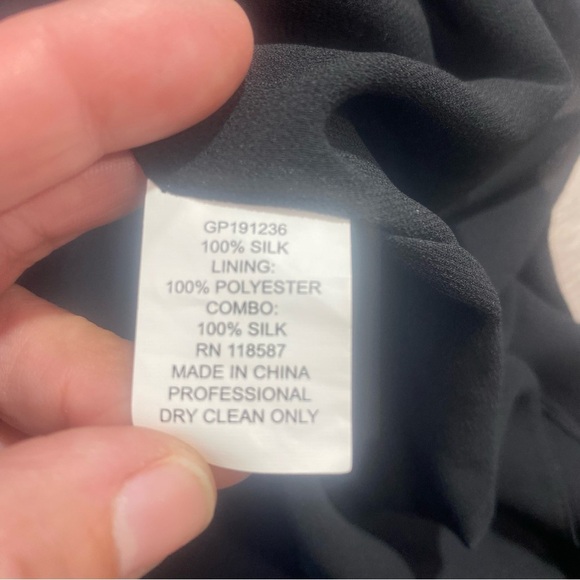 Jason Wu Black Ruffle Chiffon Sleeveless Dress Size 6 NWT - Picture 12 of 16